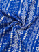 Blau 1970er Boho Spaghetti Träger Jumpsuit