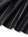 Schwarz 1960er Nightmare Before Christmas Jack Streifen Kleid