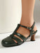 Pumps mit Cut-out und Mary Jane