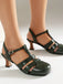 Pumps mit Cut-out und Mary Jane