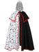 Schwarz & Weiß 1950er Halloween Hexen-Chloe Cape