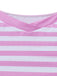 Rosa 50er Bikini-Set mit Neckholder und Rüschen