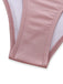 Rosa 40er Badeanzug mit Neckholder und Criss-Cross