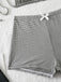 Rosa 50er Bikini-Set & Shorts mit Schleife und Hohe Taille
