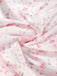 Rosa 50er Bikini-Set mit Ditsy-Blumen und Neckholder