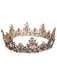 Vintage Haarband mit Strass und Krone