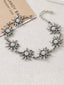 Vintage Edelweiß-Armband mit Strass