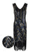 1920ER FRANSEN PAILLETTEN PARTY KLEID