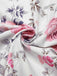 [Vorverkauf] Weiß & Rosa 1950er Träger Blumen Kleid