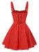Dunkelblau 1950er Träger Schnürung Korsett Mini Kleid