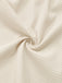Beige 1950er Solide Spaghetti Träger Gesmokt Romper