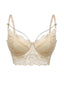 1940er Perle Kette Blumen Spitze Crop Camisole