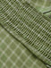 2PCS Grün 1960er Plaid Leibchen & Figurbetont Rock