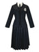 1940er Wednesday Streifen Uniform Kostümset
