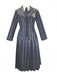 1940er Wednesday Streifen Uniform Kostümset