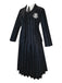 1940er Wednesday Streifen Uniform Kostümset