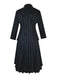 1940er Wednesday Streifen Uniform Kostümset