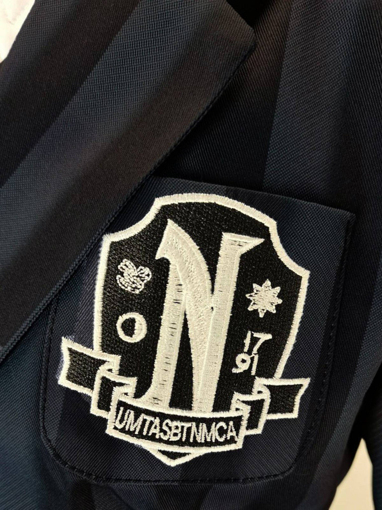 1940er Wednesday Streifen Uniform Kostümset