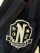 1940er Wednesday Streifen Uniform Kostümset
