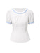 [Vorverkauf] 2PCS 1950er Baumwolle Gingham Plaid Top & Suspender Kleid