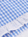 [Vorverkauf] 2PCS 1950er Baumwolle Gingham Plaid Top & Suspender Kleid