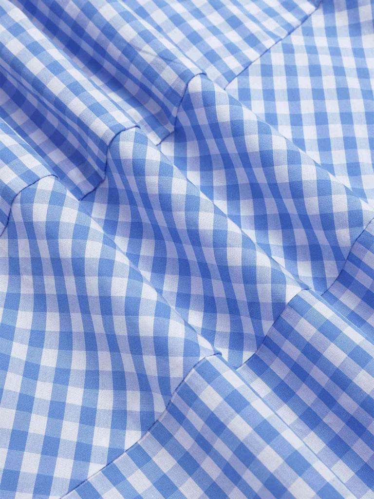 [Vorverkauf] 2PCS 1950er Baumwolle Gingham Plaid Top & Suspender Kleid