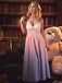 40er Kleid mit Ombre, Neckholder und V-Ausschnitt in Mehrfarbig