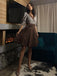 1950er Kerbkragen Farbblock Gingham Plaid Kleid