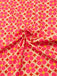 Orange 1960er Hippie Blumen Rundhals Kleid