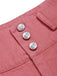 [Vorverkauf] 2PCS Rosa 1950er Tulip Bluse & Rose Tasten Hosen