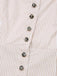 2PCS Beige 1950er Oktoberfest Dirndl Streifen Kleid & Blumen Schürze