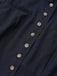Schwarz 1950er Oktoberfest Stehkragen Langarm Jacke