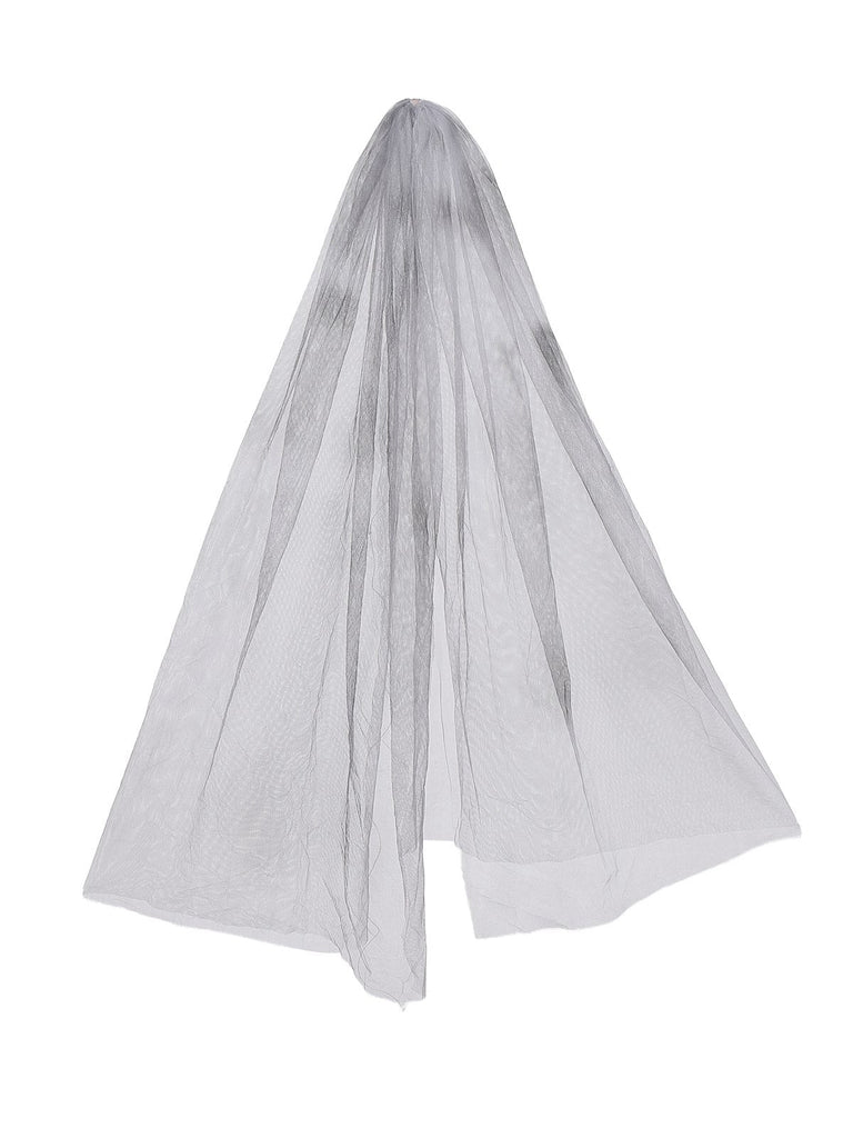 Grau 1950er Geisterbraut Zombie Tutu Kleid