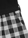 [Vorverkauf] Schwarz 1980er Punk Plaid Kette Schnalle Halter Hohl Jumpsuit