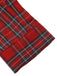 [Vorverkauf] Rot 1980er Plaid Patchwork Chain Punk Jacke