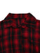 Rot 1950er Tartan Plaid Raffhalter Top