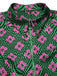 [Vorverkauf] Multicolor 1970er Revers Psychedelisch Blumen Ausgestellter Jumpsuit
