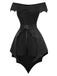 [Vorverkauf] 2PCS Schwarz 1950er Gothic Schläger Romper & Cover-Up
