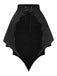 [Vorverkauf] 2PCS Schwarz 1950er Gothic Schläger Romper & Cover-Up