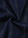 Blau 1950er Quadratischer Hals Tasteed Denim Weste