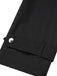 [Vorverkauf] Schwarz 1950er Revers Box-Pleat Tasche Jacke