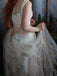 Gelb 1930er Blumen Netz Stäbchen Schnürung Kleid
