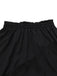 2PCS Schwarz 1950er Halloween Hexe Spitze Rüsche Bluse & Rock