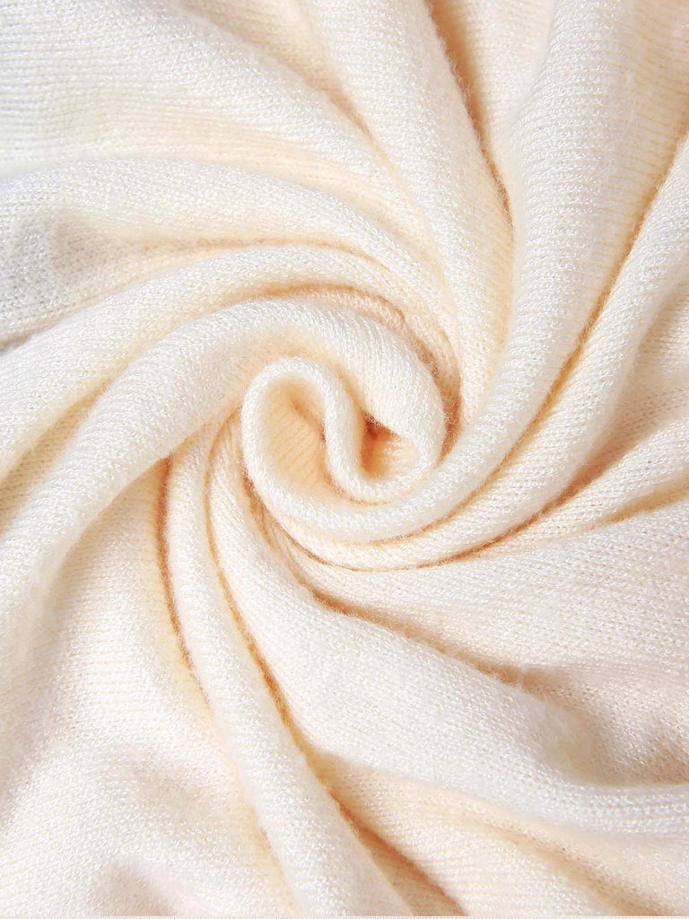 [Vorverkauf] Khaki 1930er Schulterfrei Stricken Gürtel Meerjungfrauenkleid