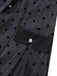 [Vorverkauf] Grau 1950er Beflocktes Polka Dot Puff Kleid