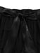 [Vorverkauf] 2PCS Schwarz 1960er Pailletten Halter Kleid & Netz Rock