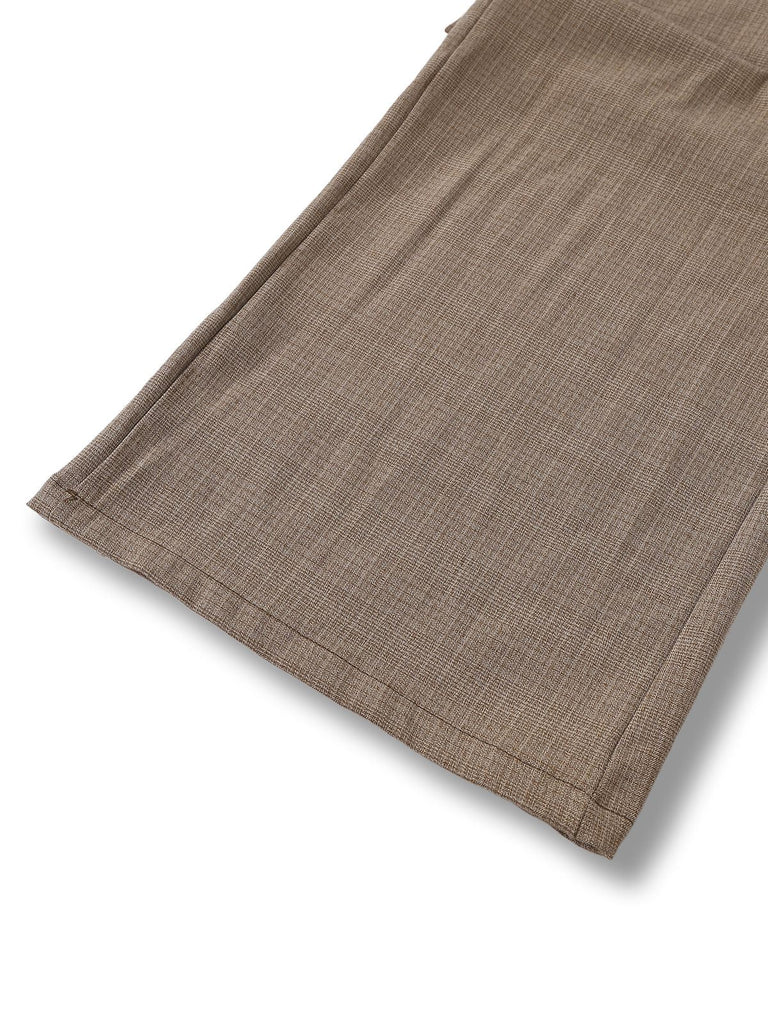 [Vorverkauf] Braun 1950er Metalltasche Suspender Jumpsuit