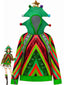 1970er Bunt Weihnachtsbaum 3D Verziert Hoodie Pullover