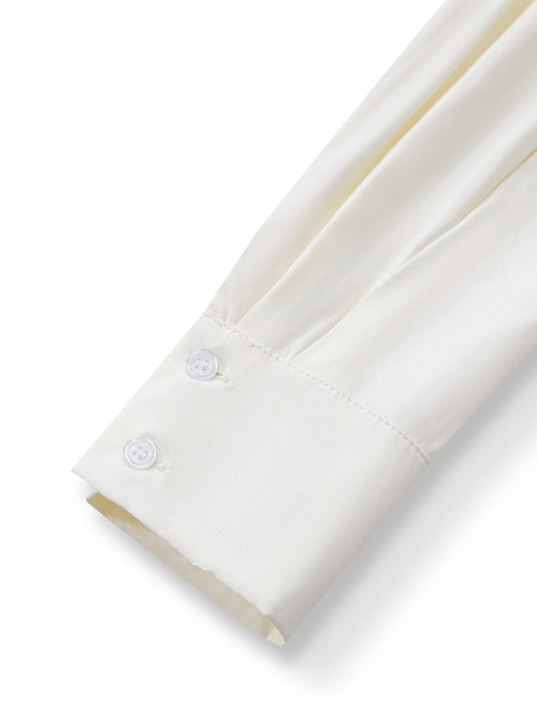 [Vorverkauf] Braun 1940er Stricken Weste Kunst-Zweiteilig Bluse