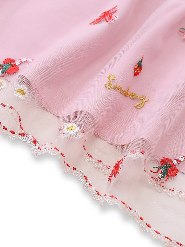 [Vorverkauf] Rosa 1950er Weihnachten Pelzig Trägerlos Pailletten Netz Kleid